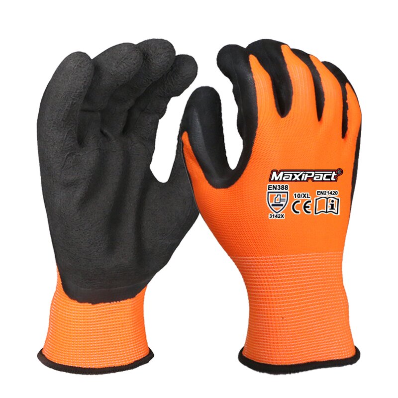 EN388 Safety Gloves Supplier - MaxiPact Latex Palm Non