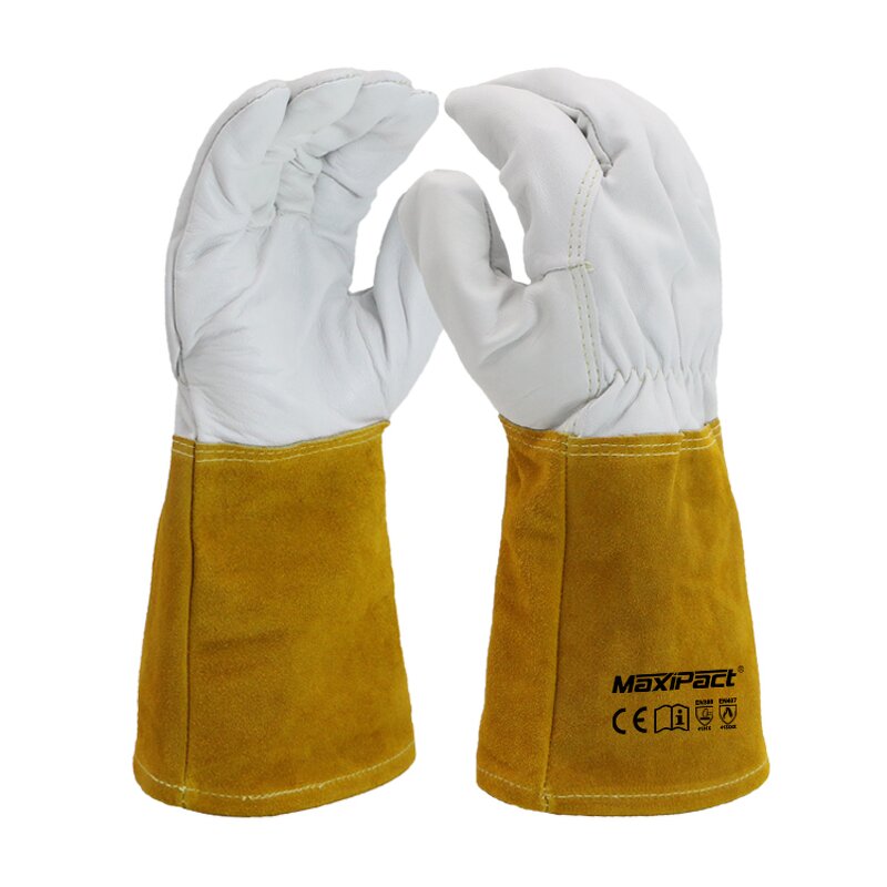 Outdoor Welding Gloves Supplier - MaxiPact Grain+Split Leather