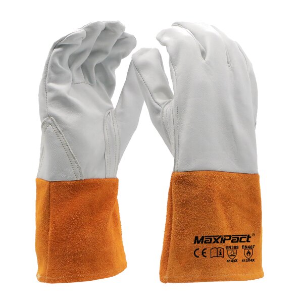 Goatskin Leather Gloves Manufacturer - MaxiPact 12Inch Welding