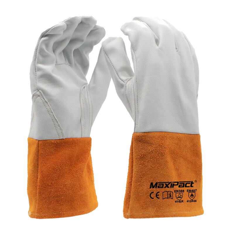 Goatskin Leather Gloves Manufacturer - MaxiPact 12Inch Welding