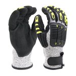 Level 5 Impact Gloves Supplier - MaxiPact Sandy Nitrile HPPE