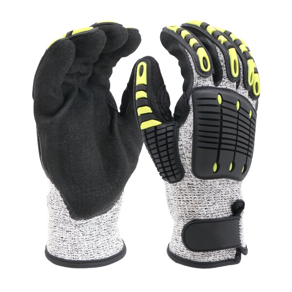 Level 5 Impact Gloves Supplier - MaxiPact Sandy Nitrile HPPE