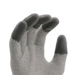 Grey PU Coated Gloves Supplier - MaxiPact Customized Logo for