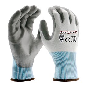 HPPE Cut-Resistant Gloves Manufacturer - MaxiPact PU Coated