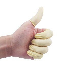 Custom Finger Cots Manufacturer - Multiple Colors Rolled Edge Superior Comfort