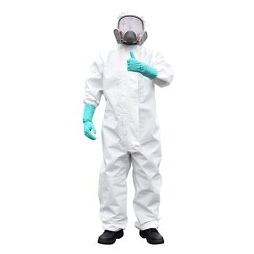 Chemical Protective Clothing Supplier - CP4 CP3 Overall Jumpsuit Anti Acid Hooded OEM