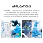 Anti-static Cleanroom Boots Factory - PVC Sole ESD Shoe for Semiconductor Cleanroom