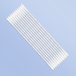 Wooden Cotton Swabs Factory - 100 Pcs 6" Slender Pointed Tip for Lab Cleanroom
