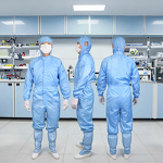 Polyester Carbon Fiber Jacket Supplier - Customizable Anti-Static Cleanroom Lab Reusable