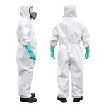 Chemical Protective Clothing Supplier - CP4 CP3 Overall Jumpsuit Anti Acid Hooded OEM