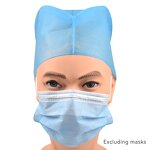 Disposable Hair Cap Supplier - PP Non Woven With Ties for Doctors Nurse Scrub
