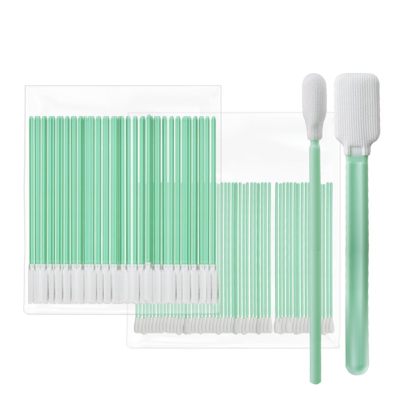 Foam Swabs Manufacturer - Lint-Free Dust-Free Green Rod PP for Sterile Environments