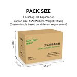 Polyester Carbon Fiber Jacket Supplier - Customizable Anti-Static Cleanroom Lab Reusable