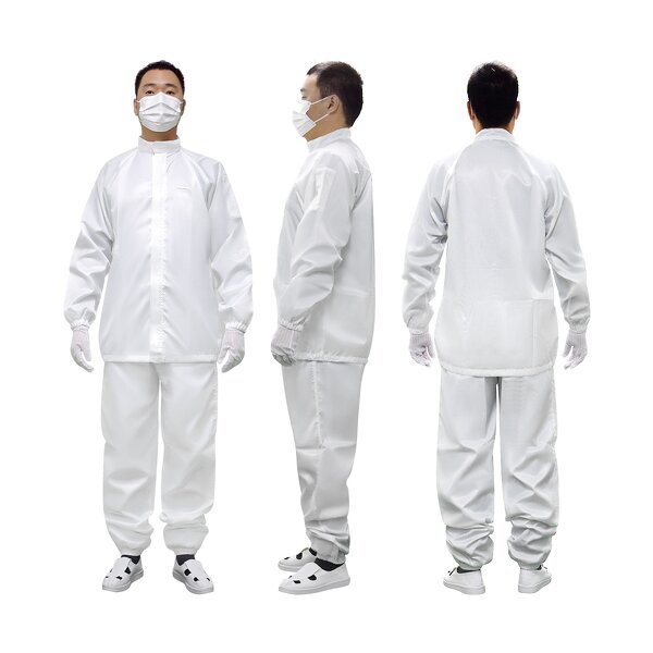 Washable ESD Garment Factory - Reusable Suit Jacket and Pants Set Antistatic Clothes