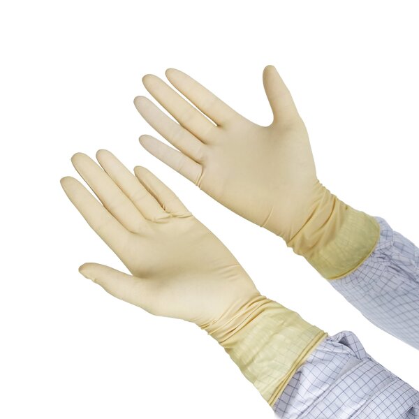 Cleanroom Latex Gloves Factory - Powder Free 12 Inch Class 1000 Wholesale