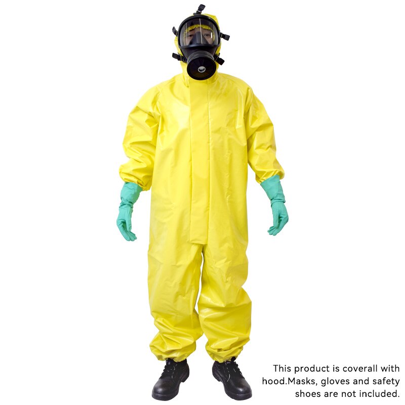 Chemical Protective Clothing Manufacturer - CP4 Type4 /Type 3 Overall Anti Acid Hooded