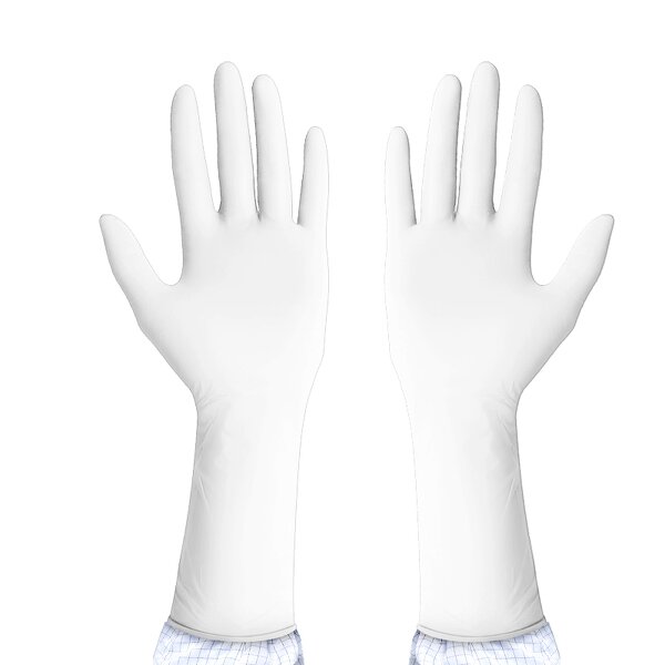 Cleanroom Nitrile Gloves Manufacturer - OEM Powderfree 12" for ISO Class 3