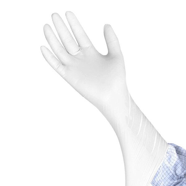 Cleanroom Nitrile Gloves Supplier - OEM Powder Free 12" for ISO Class5