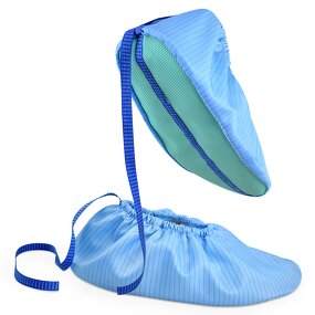 ESD Shoe Cover Supplier - CE Certified Non-Woven with Conductive Band Clean Room