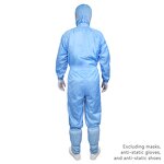 Washable Hooded Jumpsuit Supplier - ESD Garment Reusable for Microelectronics One-Piece