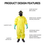 PPE Coverall Manufacturer - Type3 4 Heavy PVC Chemical Liquid Spray HazMat Suits