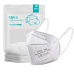 KN95 Respirators Manufacturer - Earloop Disposable 5 Layers Breathable Filtration>95% 50pcs