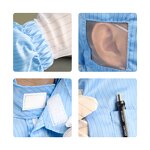 Antistatic Jumpsuit Factory - Industrial Polyester Cleanroom ESD Smock for LED Industry