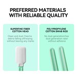 Foam Swabs Manufacturer - Lint-Free Dust-Free Green Rod PP for Sterile Environments