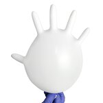 Nitrile Cleanroom Gloves Supplier - 12 Inch GN3 Durable Class 100/1000 White