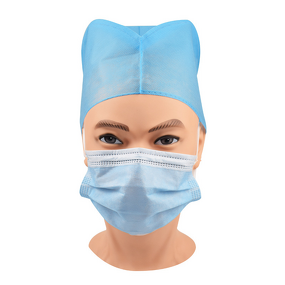 Disposable Bouffant Cap Factory - Non Woven Strip Clip Cap with Straps for Medical