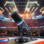 USB Microphone Manufacturer - HOT Sale RGB Light Noise