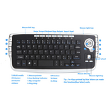 Wireless Keyboard Supplier - Portable 2.4G USB Trackball