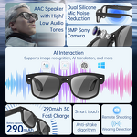 AI Smart Glasses Supplier - G3 with 8MP Camera Audio