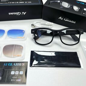 AI Smart Glasses Supplier - G3 with 8MP Camera Audio