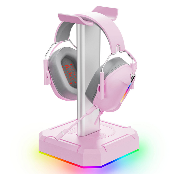 Headphone Stand Supplier - RGB Aluminum Alloy with USB
