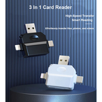 Multifunction Card Reader Supplier - 3 in 2 USB 2.0