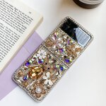 Luxury Phone Case Supplier - Diamond Crystal Flower Chain