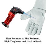 Welding Work Gloves Factory - OEM ODM Split Cowhide Cotton Inside to Keep Warm Durable