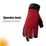 Carpentry Gloves Supplier - 3 Fingerless Spandex Back Breathable Synthetic Palm