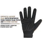 Heavy Duty Mechanic Gloves Manufacturer - TPR Protection Touchscreen Impact Safety Oil Gas