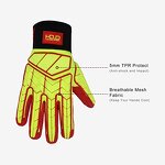Touchscreen Mechanical Gloves Factory - Tpr Impact 6mm Neoprene Automotive Tool En388 Rating