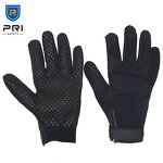 Waterproof Work Gloves Supplier - Black Silicone Grip Plam Spandex Back Durable 24/7