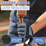 Work Gloves Supplier - Utility Mechanic Anti-vibration Touch Screen Flexible Yard