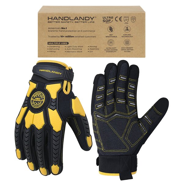 Slip Resistance Work Gloves Supplier - Anti Impact Heavy Duty Industrial Oil and Gas
