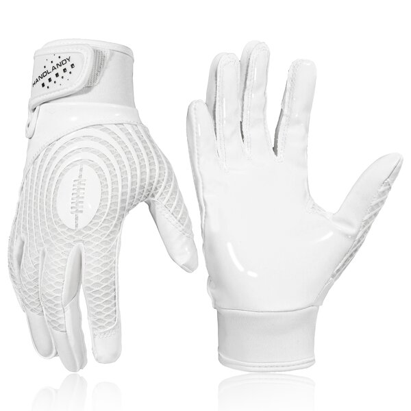 American Football Gloves Factory - Free Sample Silicone Palm Air Mesh Back Breathable Waterproof Durable