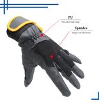 PU Leather Work Gloves Manufacturer - Outdoor Riding Yard Working Safety Gloves