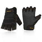 U-Wrist Tactical Gloves Supplier - Half-Finger Anti-Abrasion Anti-Cut Anti-Impact TPR Gym Motorcycle