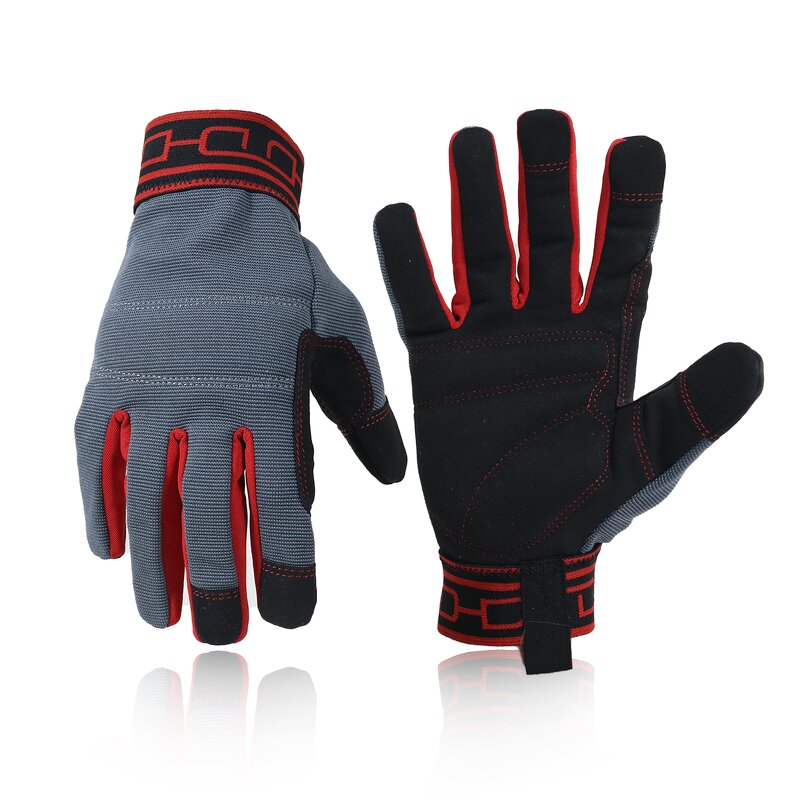 Protective Work Gloves Factory - Microfiber Palm Anti-Slip Foam Padded Anti-Abrasion