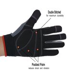 Mechanic Safety Gloves Factory - Microfiber Fabric Touch Screen Tactical Training