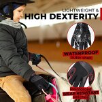 Horse Riding Gloves Supplier - Professional Youth PU Leather Lightweight Windproof Waterproof Anti-Slip